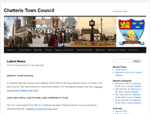 Tablet Screenshot of chatteristowncouncil.info
